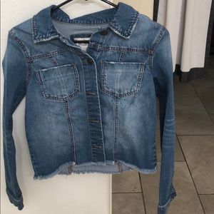 Blue denim jean jacket